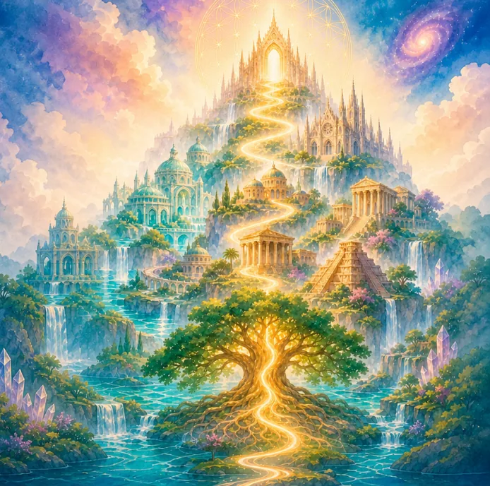 Ciudad de luz celestial de ARGIRA